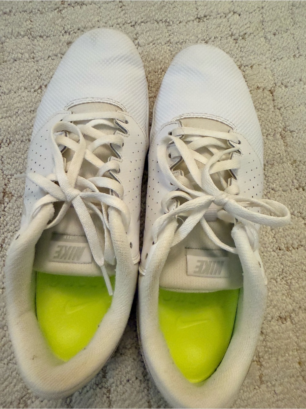 Nike White cheer Shoes